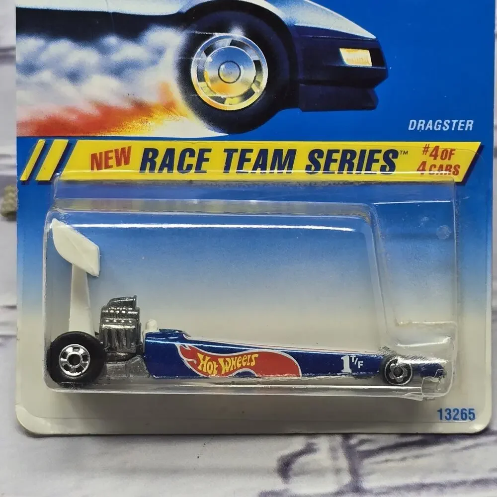 Hot Wheels 1995 Race Team Series #4 Dragster - BW Wheels - Collector #278